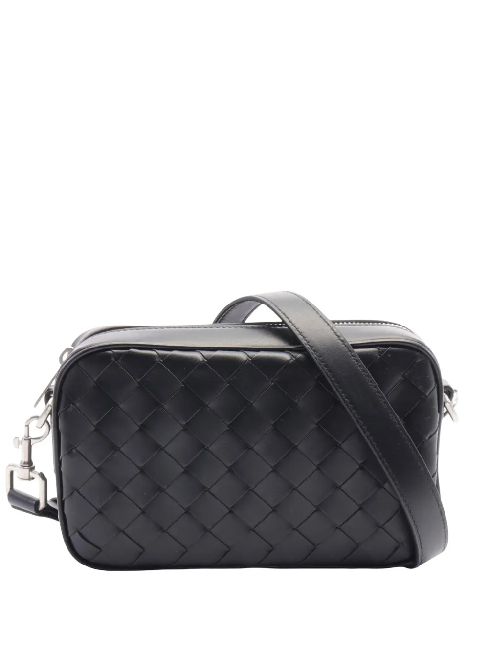 Bottega Veneta Pre-Owned 2012-2025 Nappa Intrecciato Camera Bag crossbody bag - Schwarz