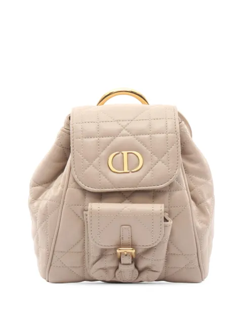 Christian Dior Pre-Owned 2021-2025 Smal Macrocannage Caro backpack