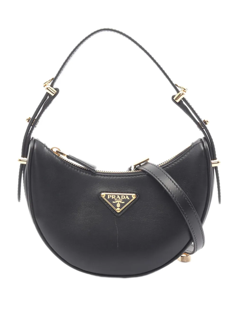 Prada Pre-Owned 2013-2025 Smal Soft Calf Arque shoulder bag - Nero