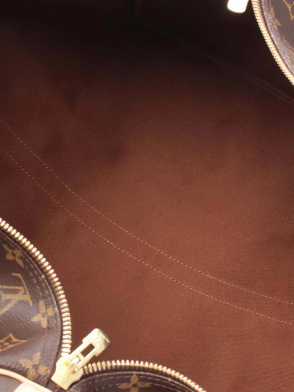 Louis Vuitton Pre-owned 2003 Monogram Keepall 60 Travel Bag in Brown, view 4
