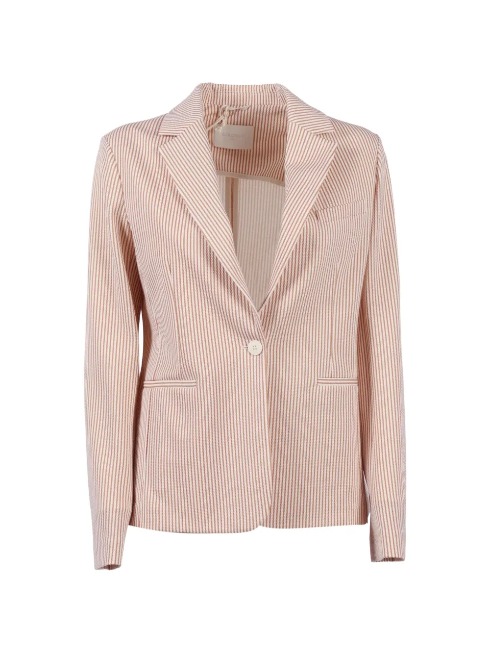 Circolo 1901 slim-fit striped blazer - Toni neutri
