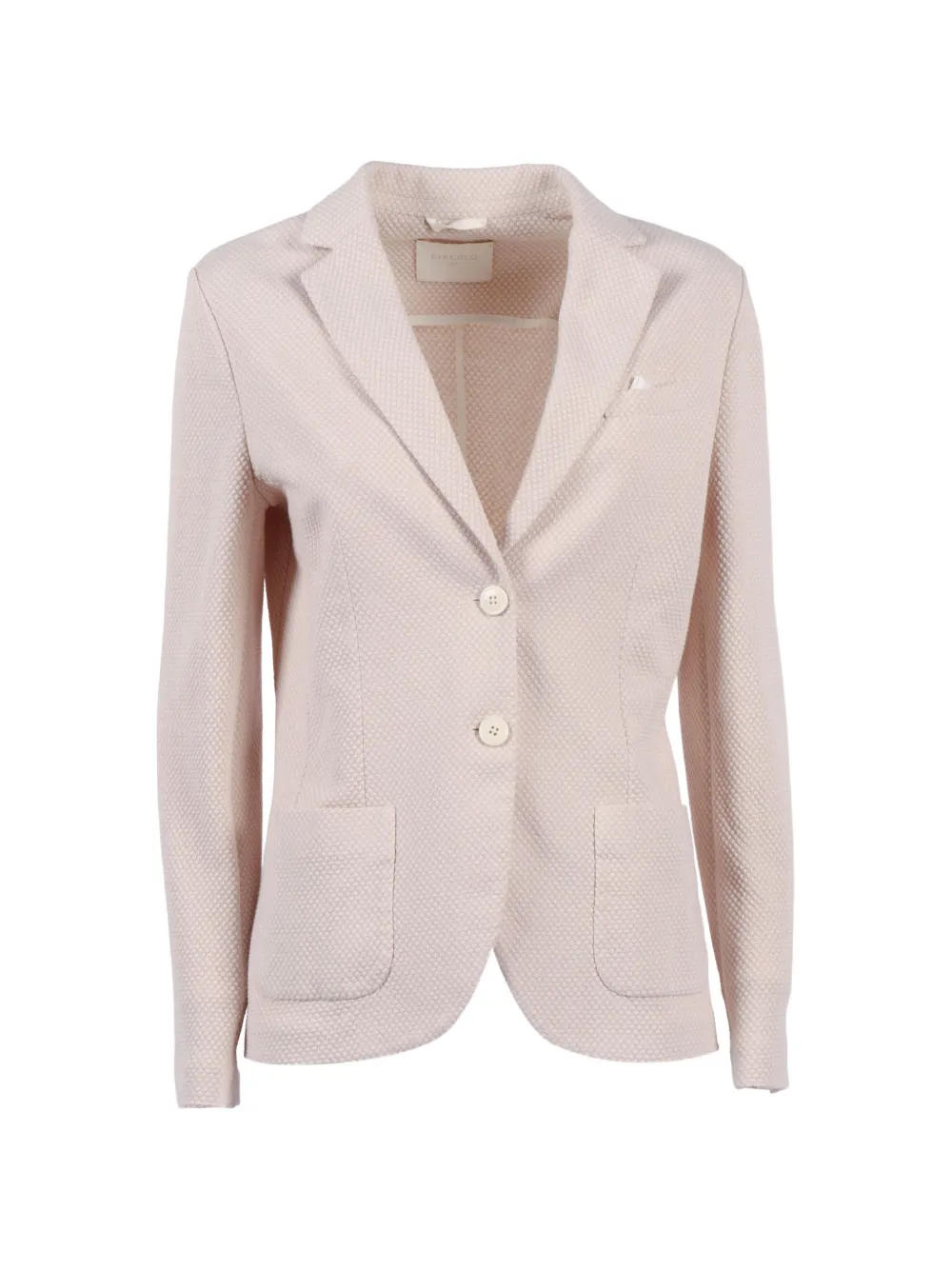 Circolo 1901 pattern buttoned blazer - Toni neutri