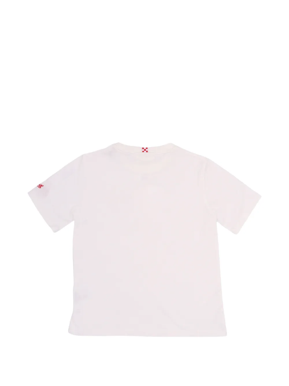 MC2 Saint Barth Kids T-shirt met print en borduurwerk Wit