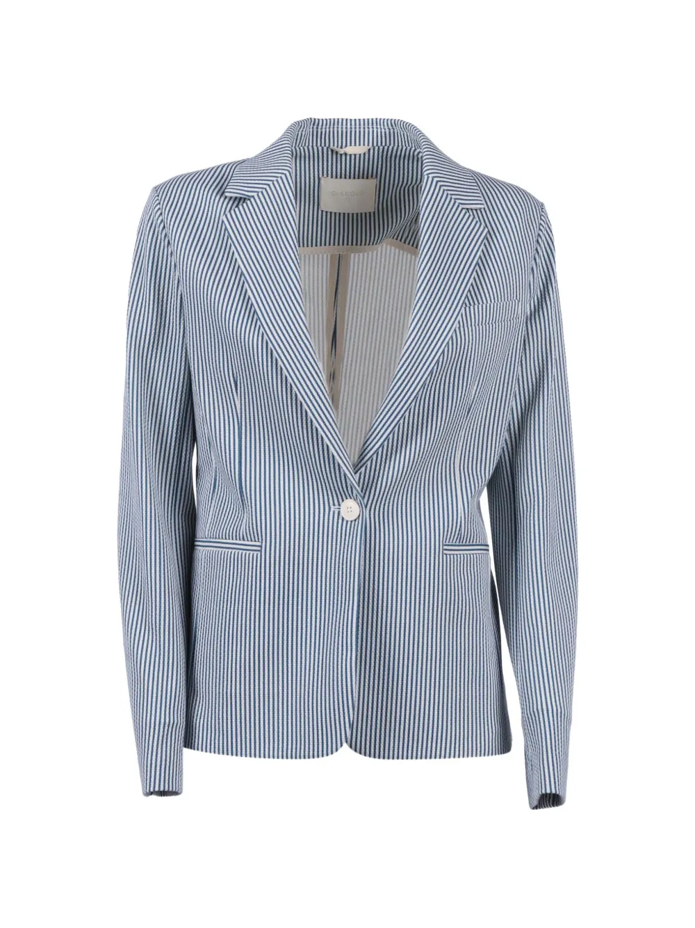 Circolo 1901 slim-fit striped jacket - Blu