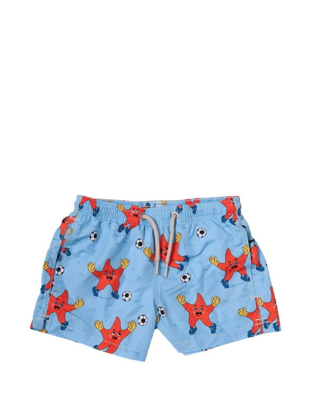 MC2 Saint Barth Kids Zwembroek met zeesterprint Blauw