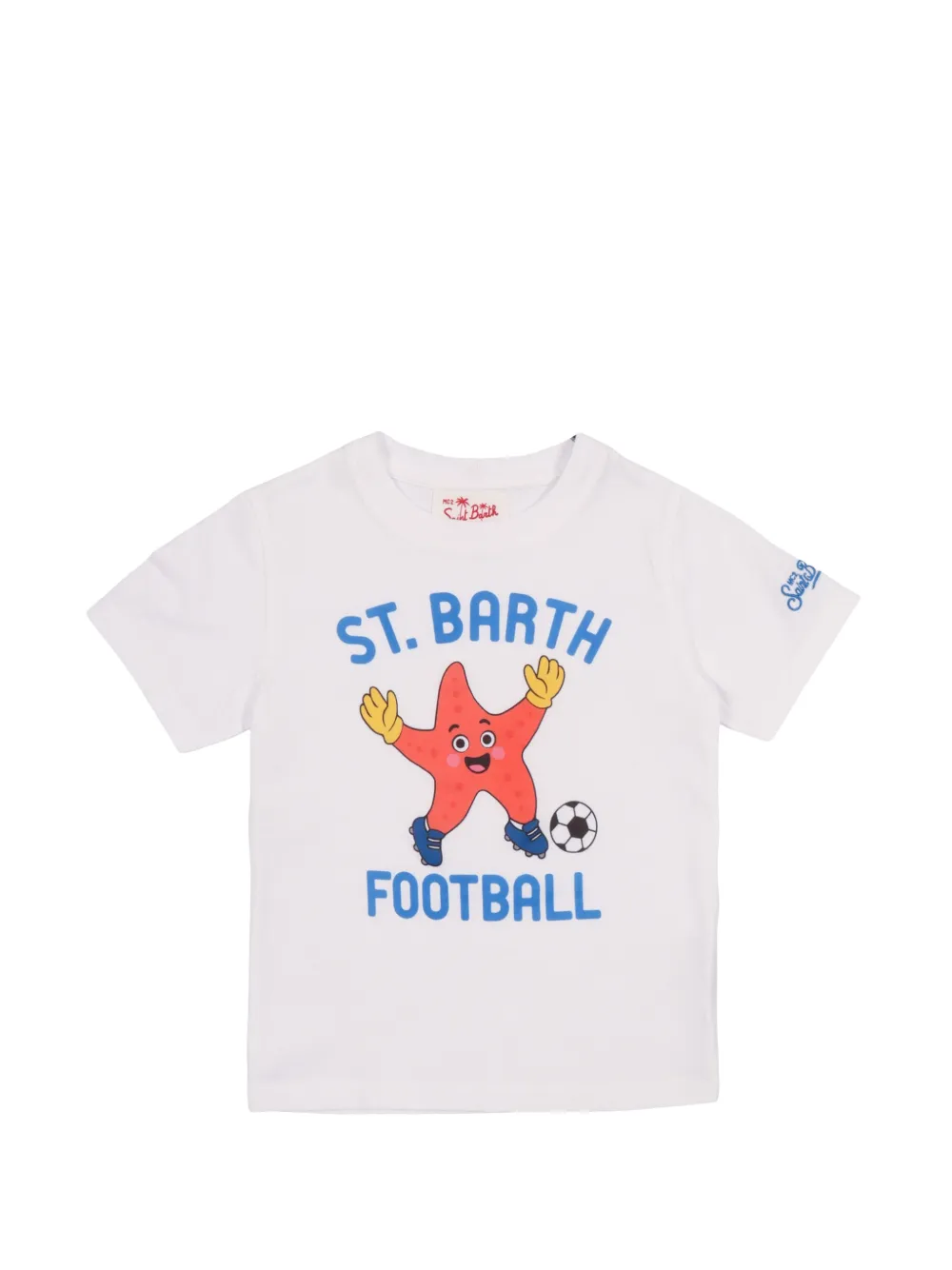 MC2 Saint Barth Kids Denver graphic-print T-shirt - Weiß