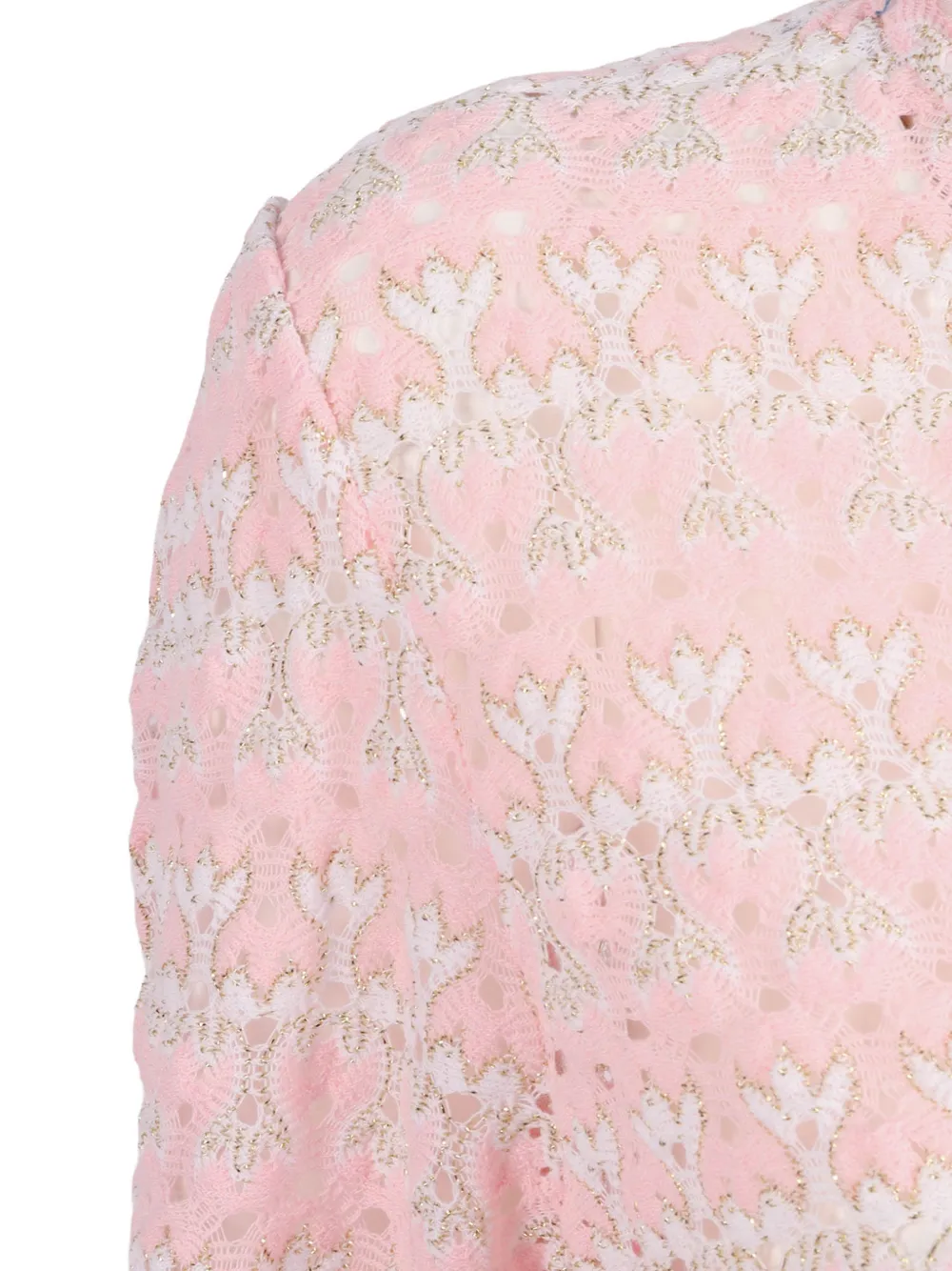 MC2 Saint Barth Kids Jurk met V-hals Roze