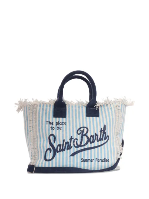 MC2 Saint Barth Kids bolso shopper a rayas