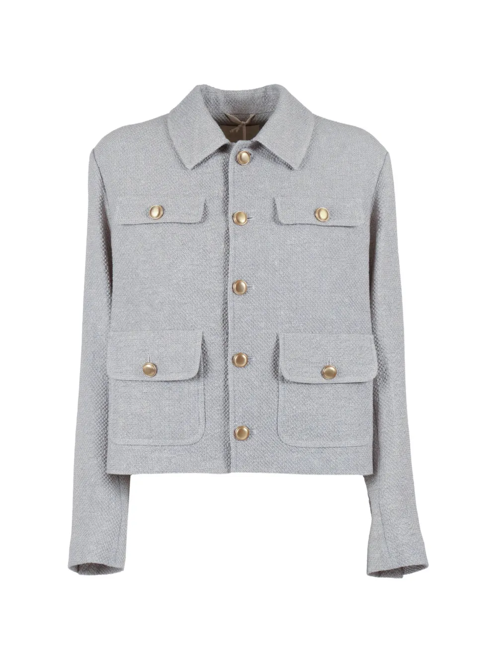Circolo 1901 point-collar jacket - Grigio