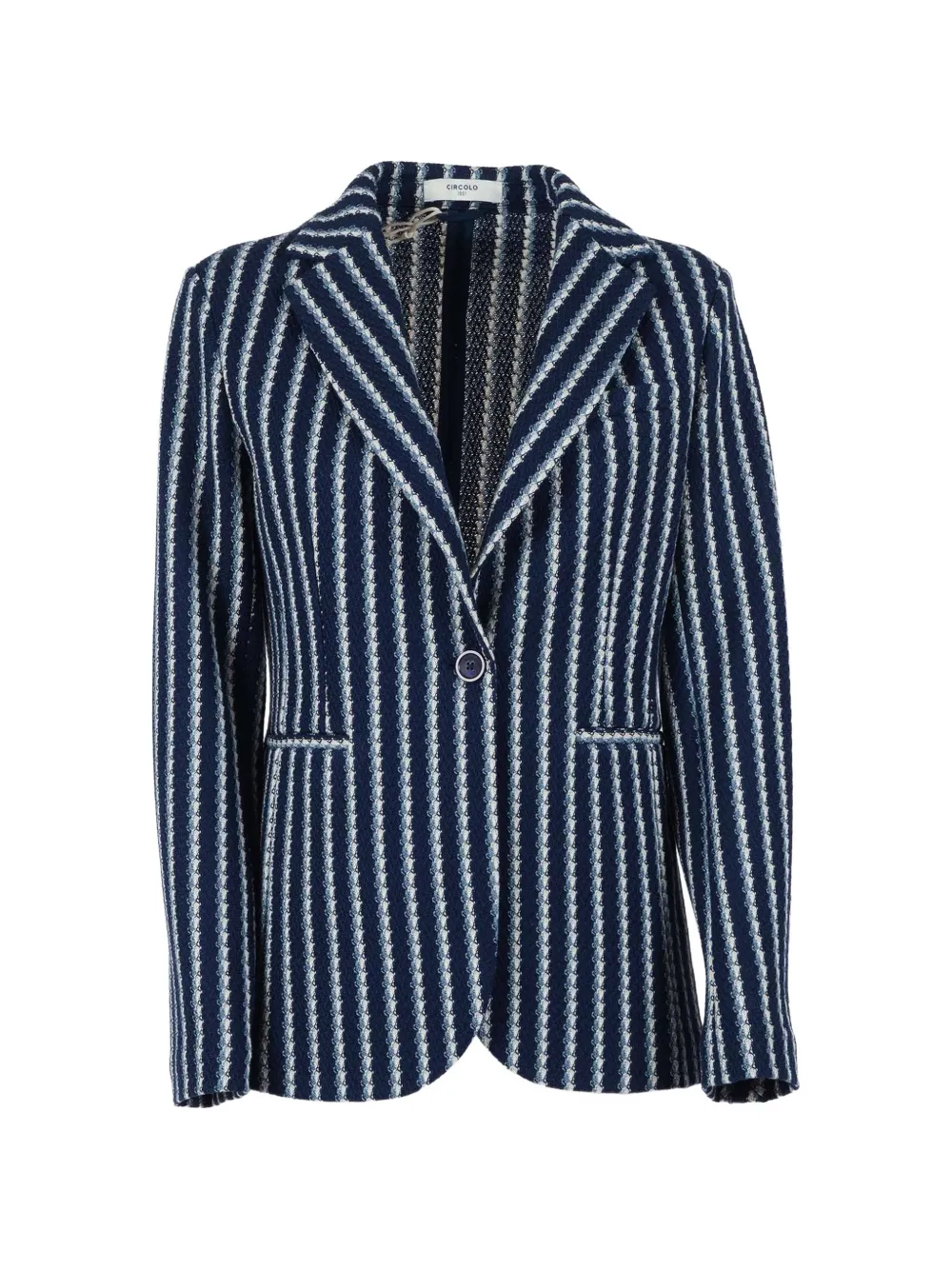 Circolo 1901 striped blazer - Blau