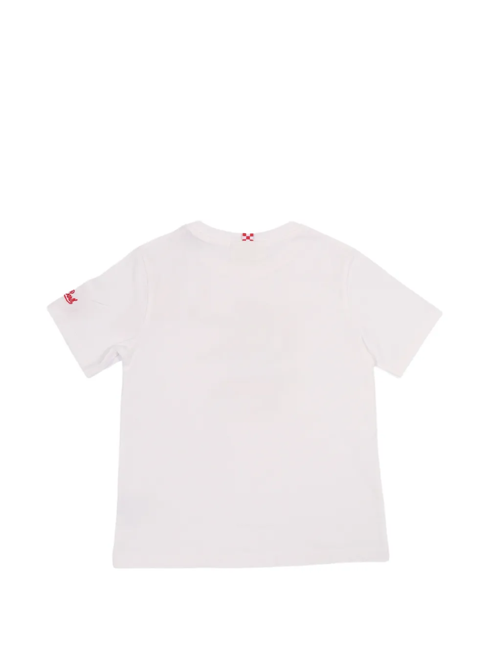 MC2 Saint Barth Kids T-shirt met geborduurde print Wit