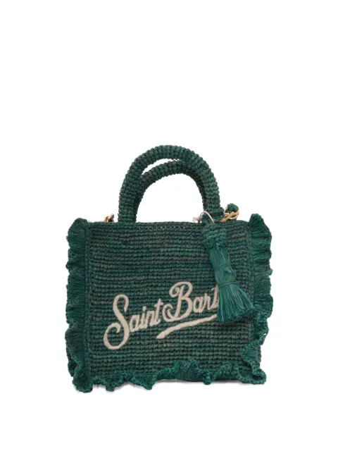 MC2 Saint Barth Kids ruffled-trim embroidered tote bag