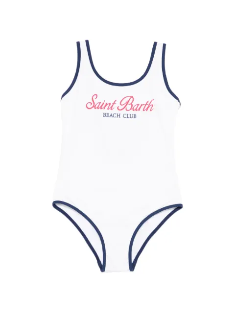 MC2 Saint Barth Kids Cara contrast-trim swimsuit