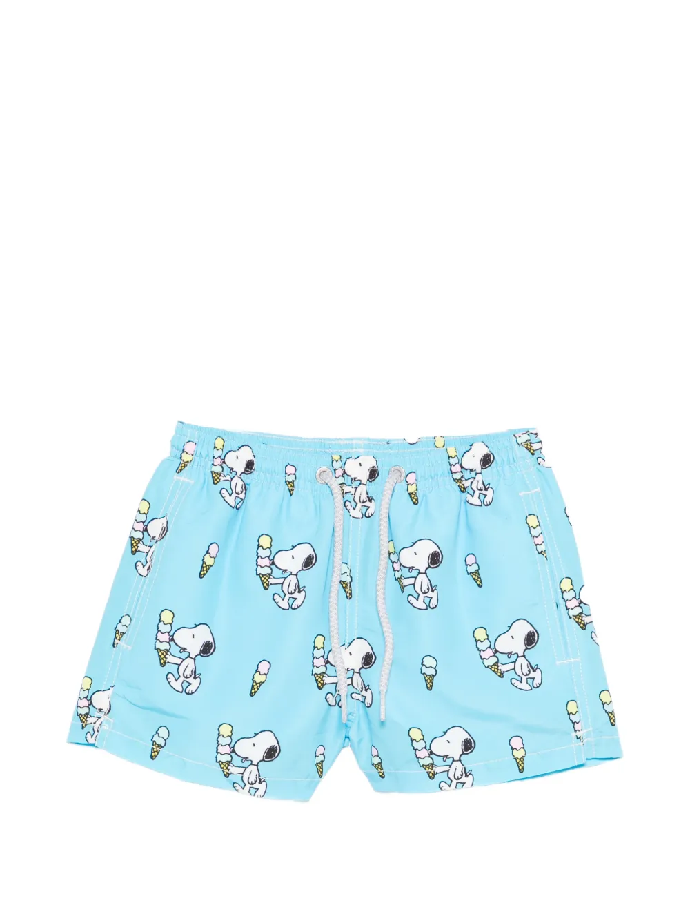 MC2 Saint Barth Kids X Peanuts Jean drawstring swim shorts - Blu