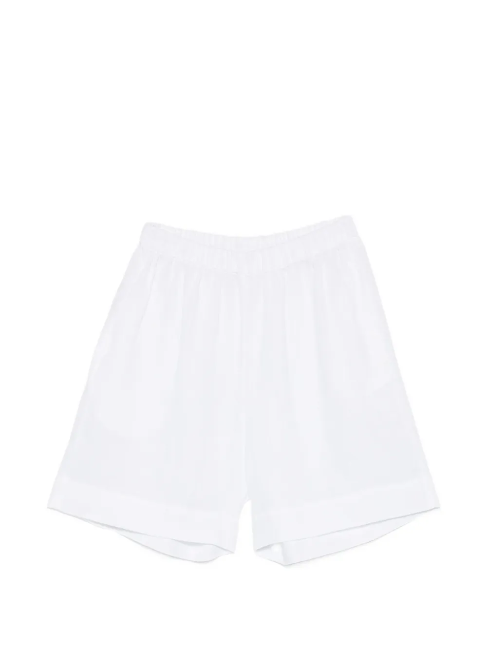 Xacus Carlotta Elasticated-waist Shorts In White