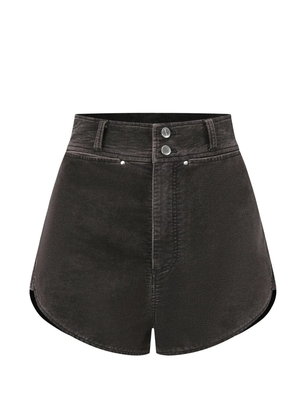 OUDE WAAG high-waisted shorts - Nero