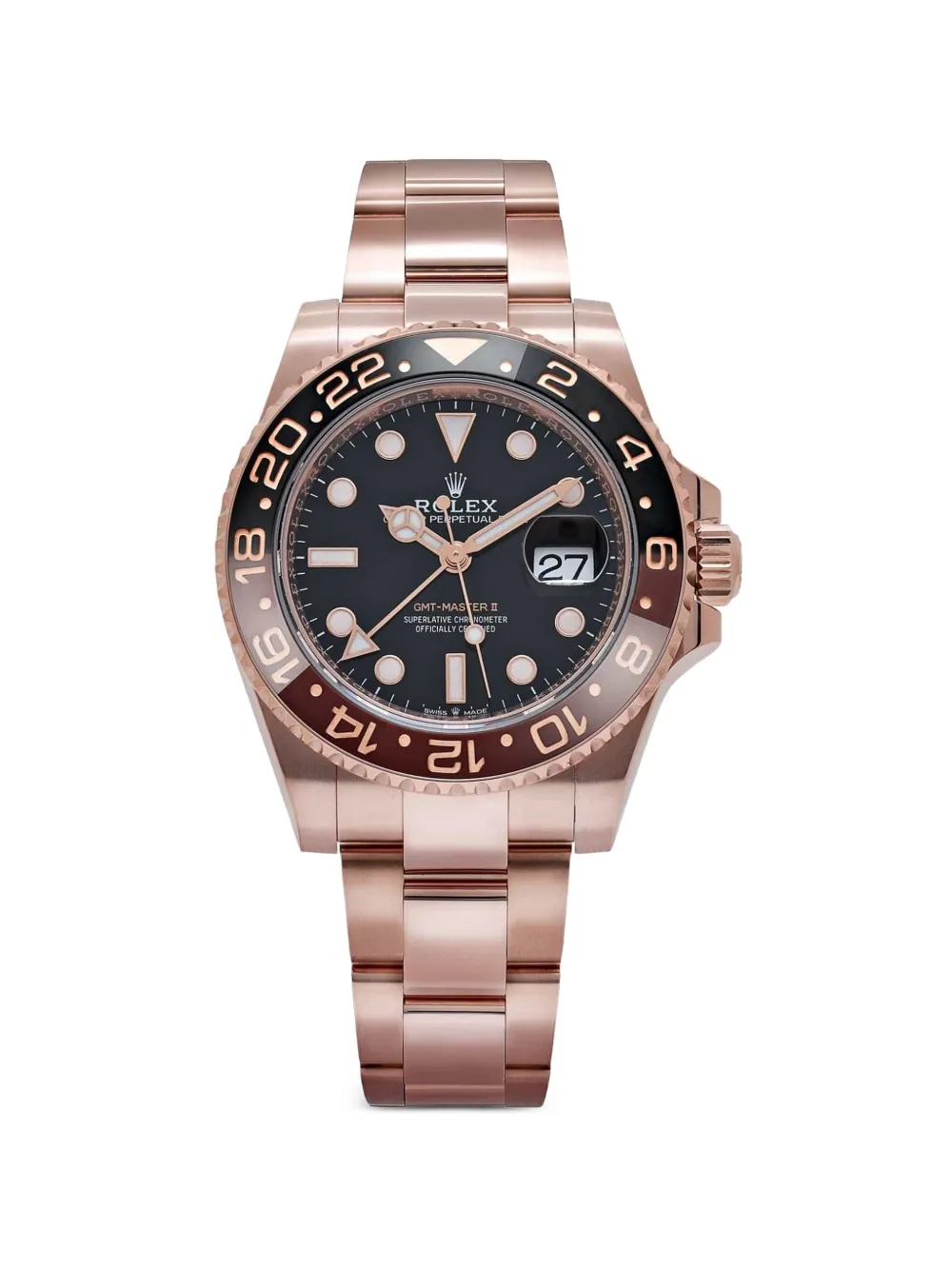 Rolex Orologio GMT-Master II Root Beer 40mm mai indossato 2025 - Nero
