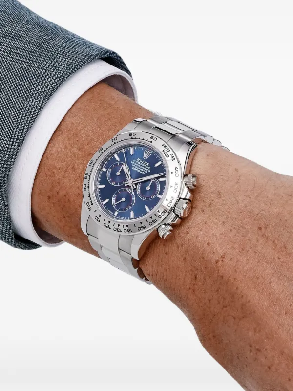 Rolex 2025 Unworn Daytona 40mm Watch | Blue | FARFETCH