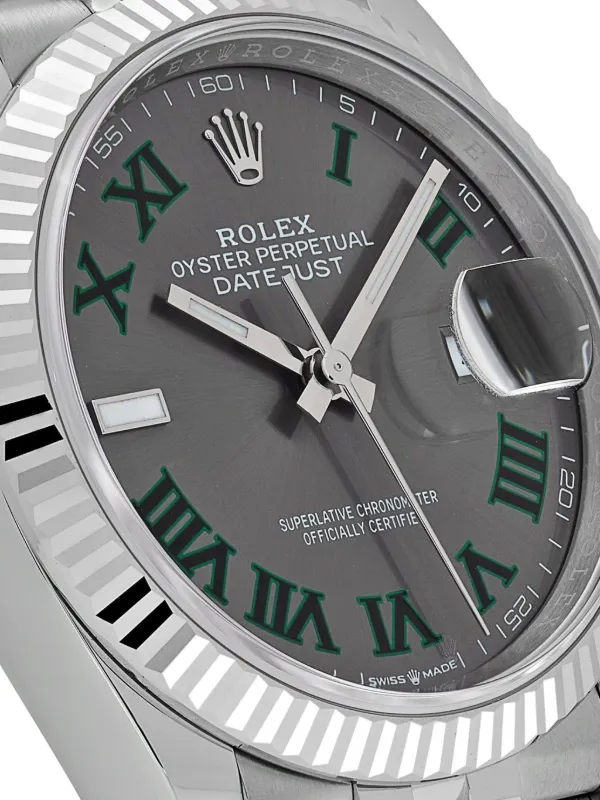 Rolex 2025 未使用 デイトジャスト ウィンブルドン 36mm | グレー