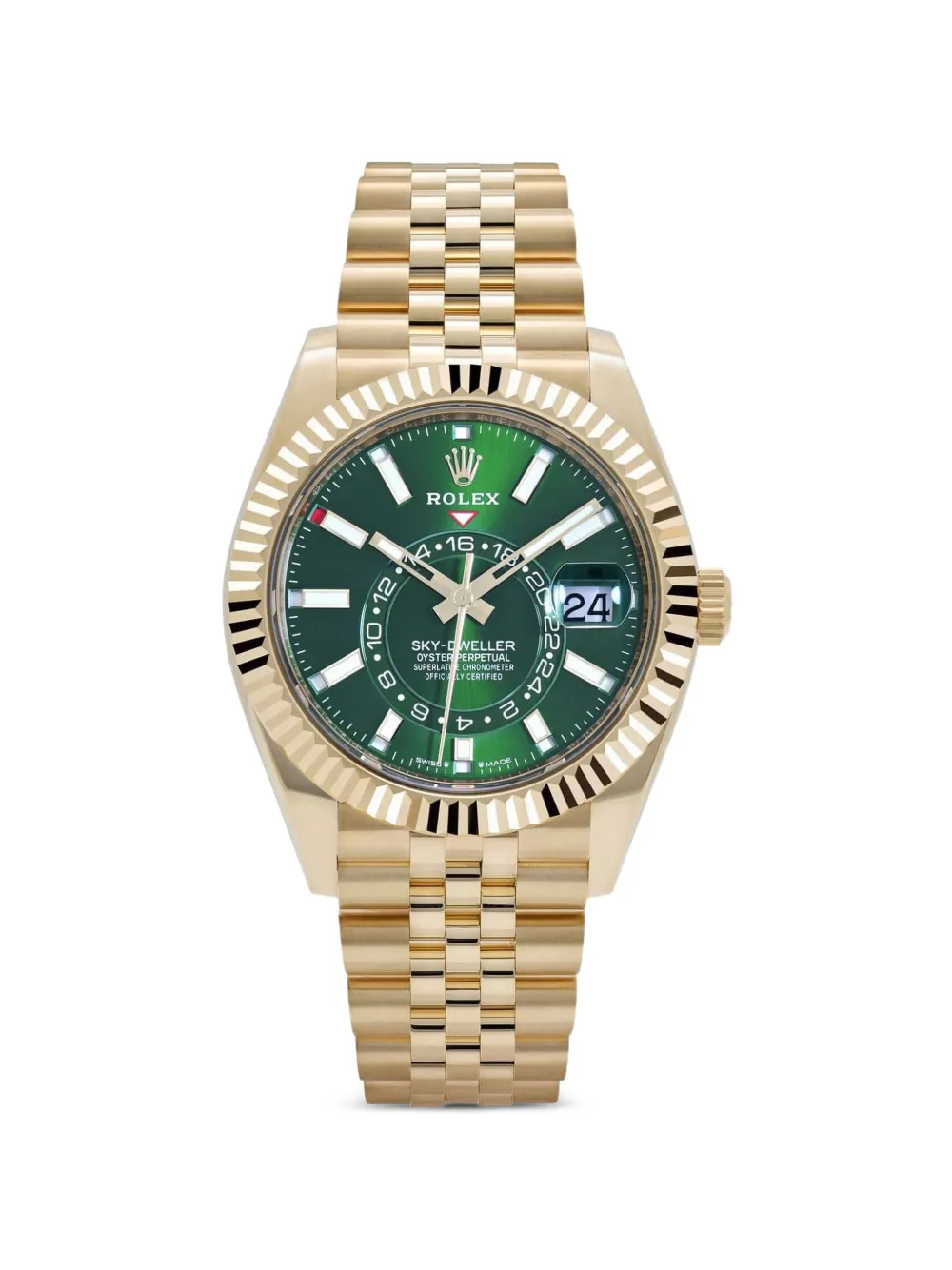 Rolex 2025 ungetragene Sky-Dweller Armbanduhr 42mm - Grün