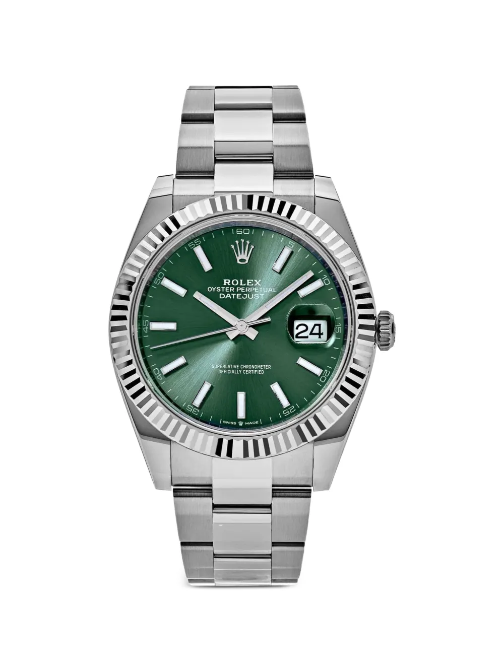 Rolex Orologio Datejust Wimbledon 41mm mai indossato 2025 - Verde