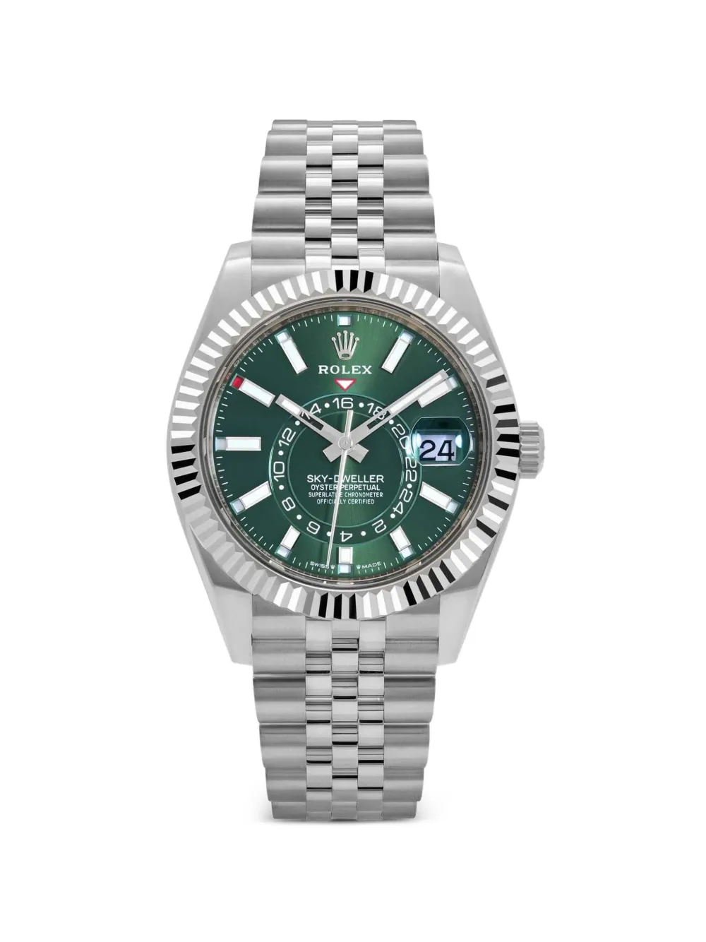Rolex 2025 ungetragene Sky-Dweller Armbanduhr 42mm - Grün