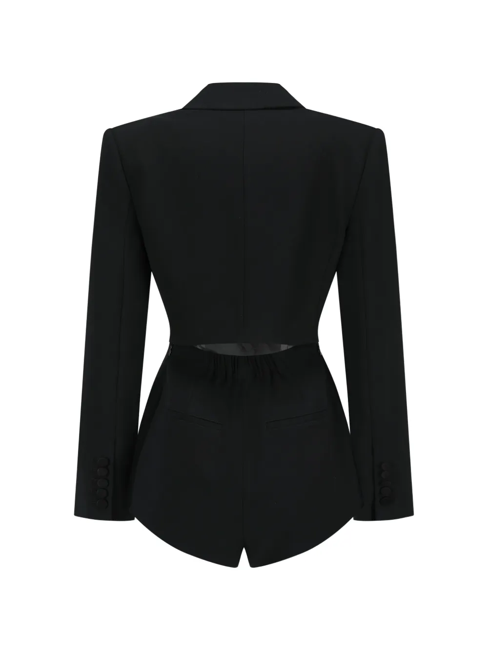  Oude Waag Button Notched Blazer - Black 