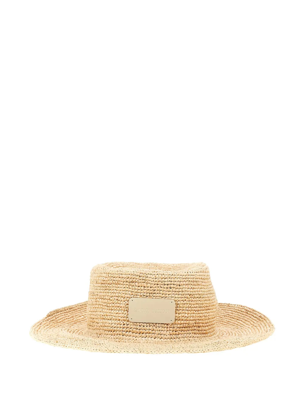 Emporio Armani woven sun hat - Toni neutri