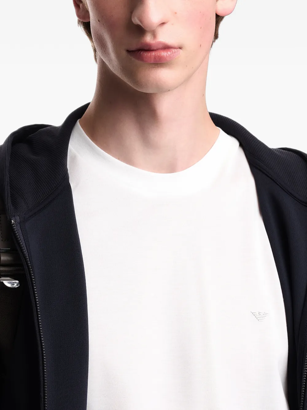 Emporio Armani T-shirt met logodetail Wit