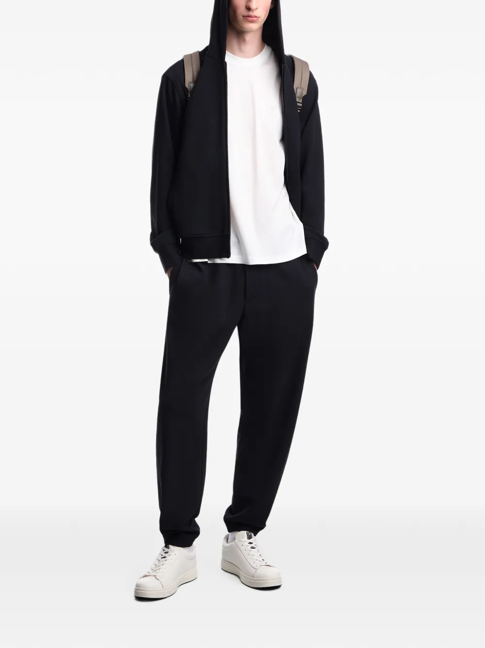 Emporio Armani T-shirt met logodetail Wit
