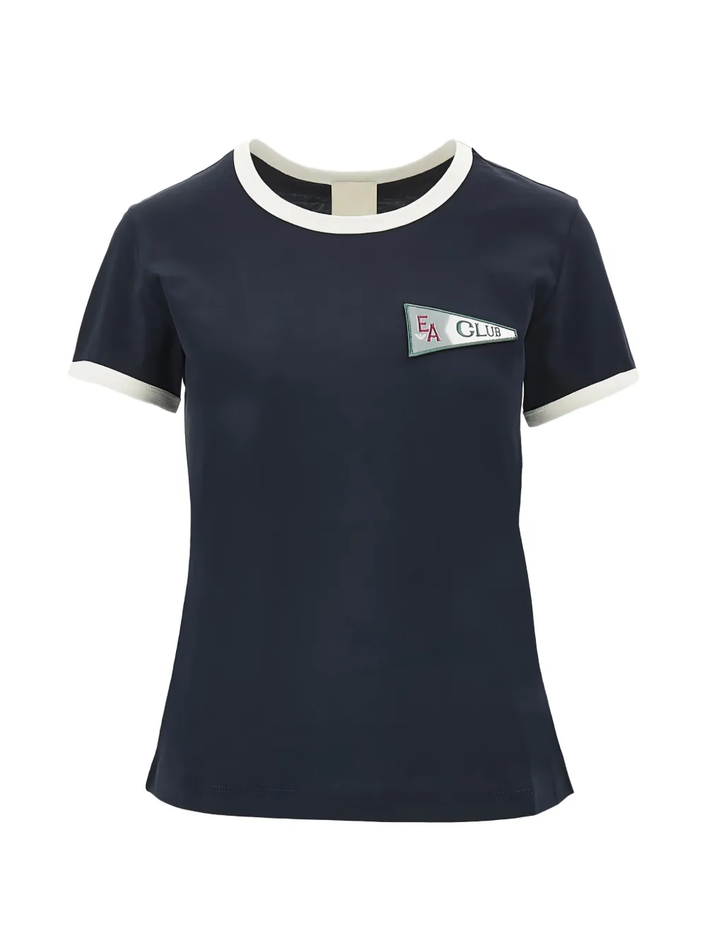 Emporio Armani patch T-shirt - Blu