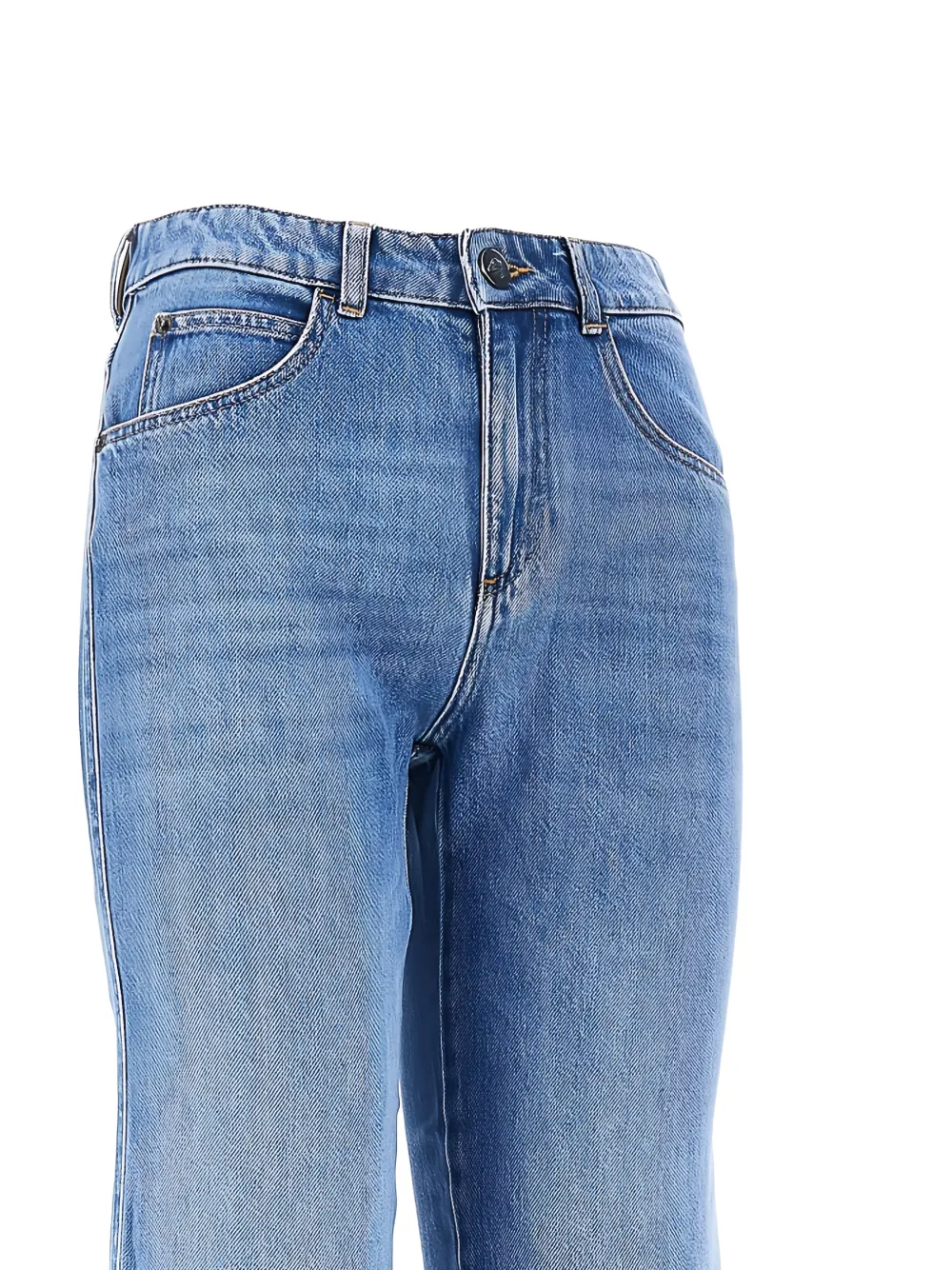 Emporio Armani Flared jeans met vijf zakken Blauw