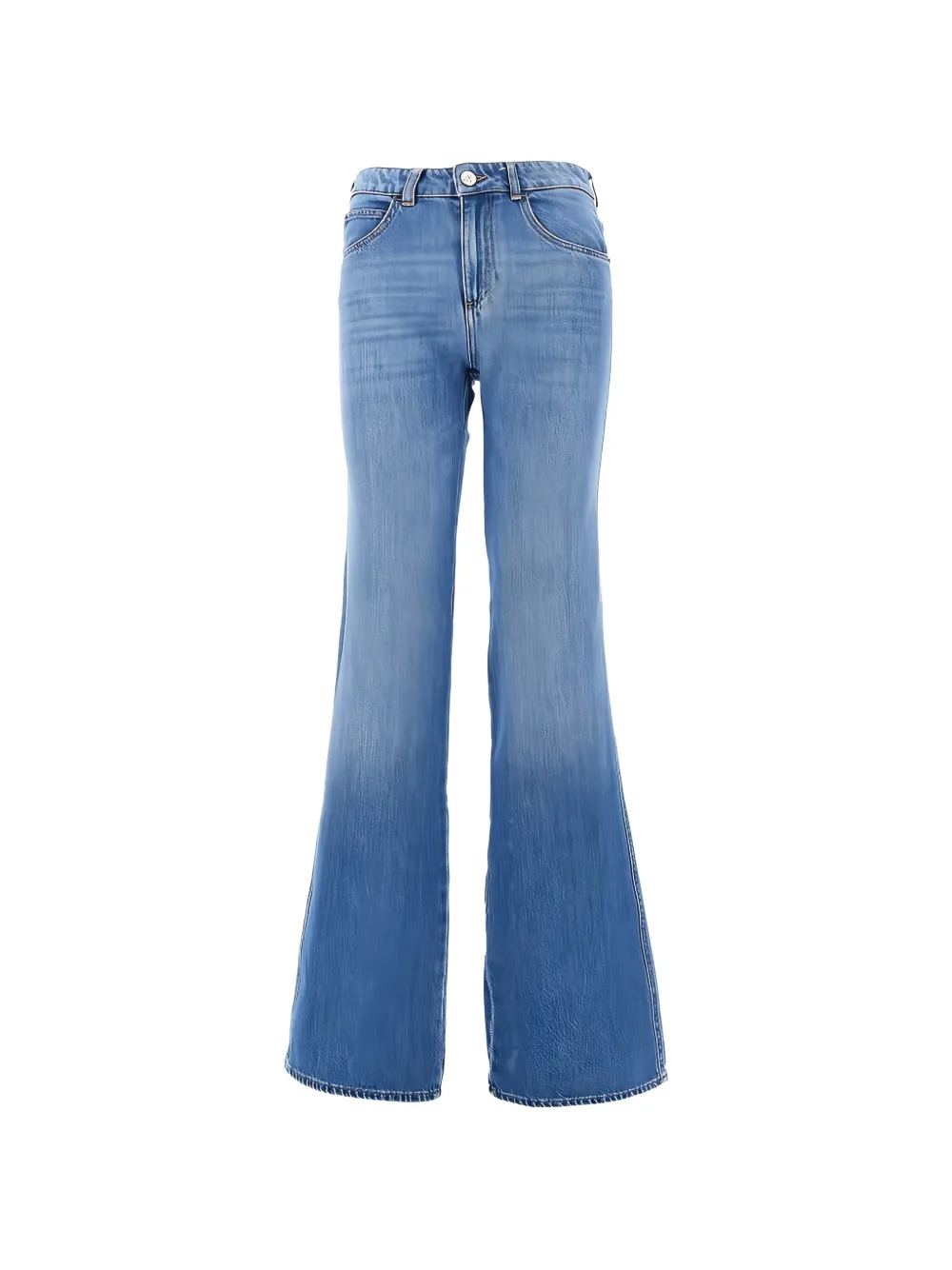 Emporio Armani five-pocket flared jeans - Blau