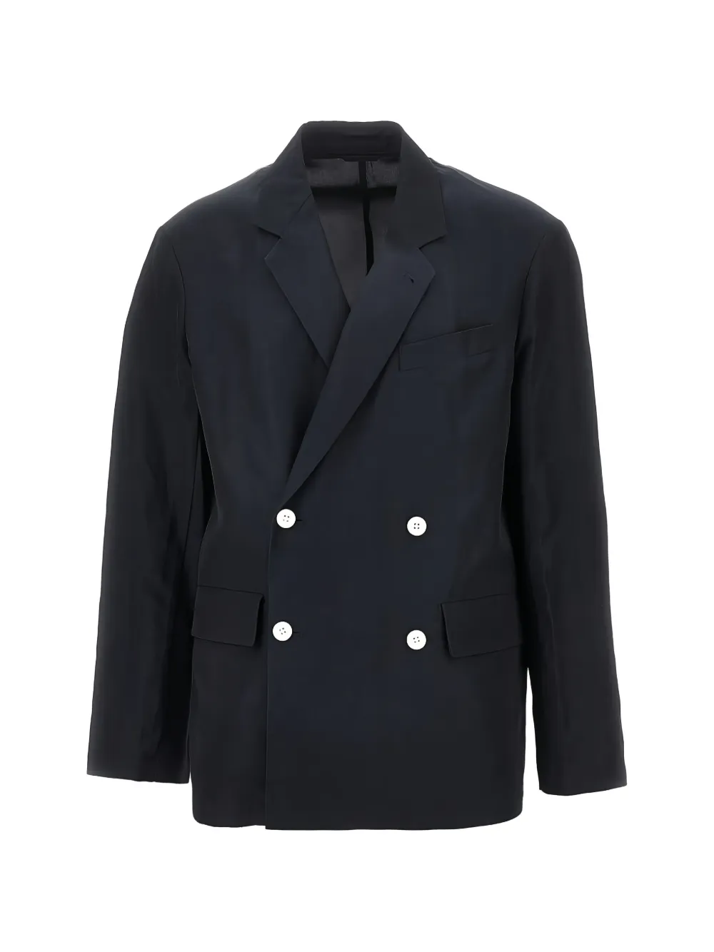 Emporio Armani double-breasted jacket - Blu