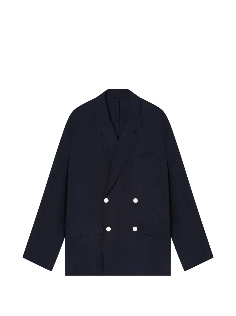Emporio Armani double-breasted jacket - Blu