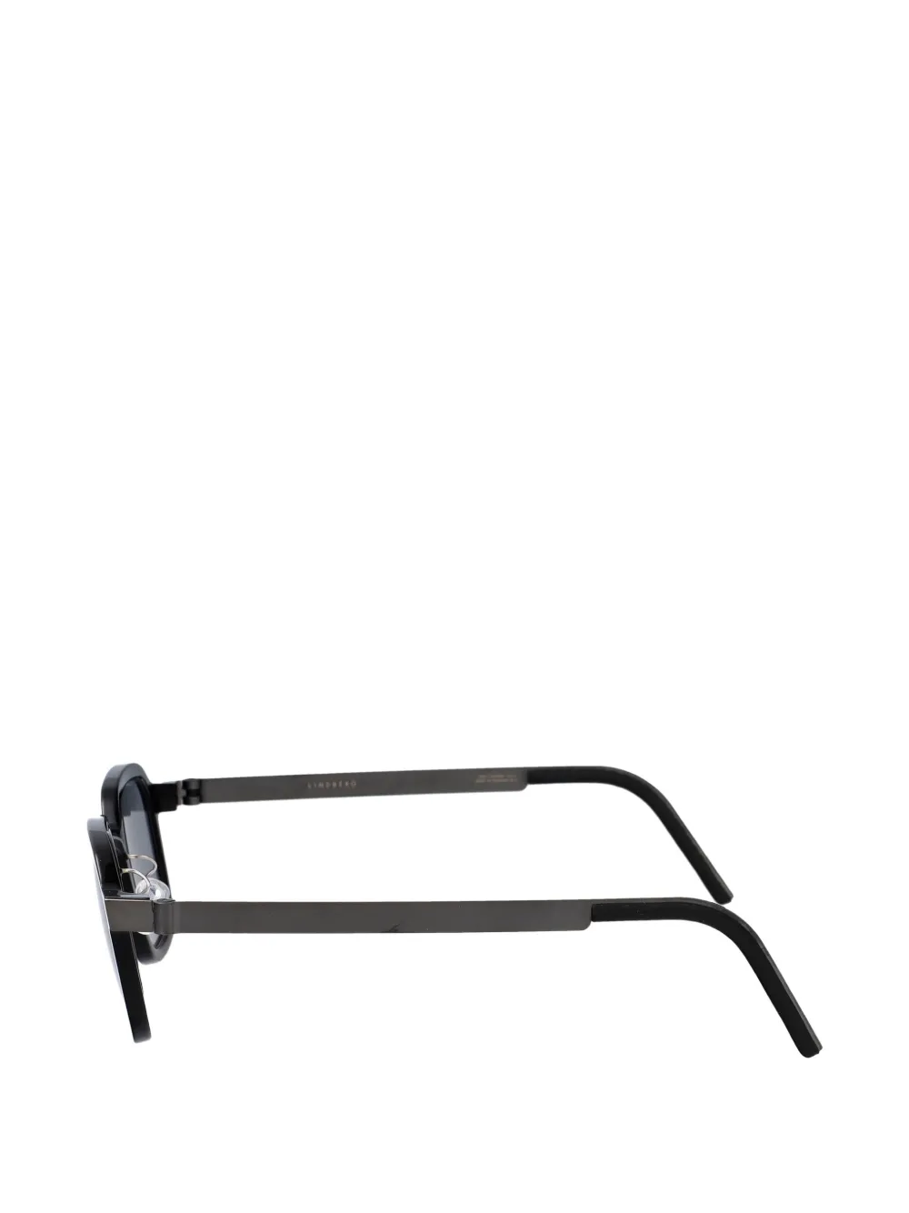  Lindberg Rectangle-frame Sunglasses - Black 