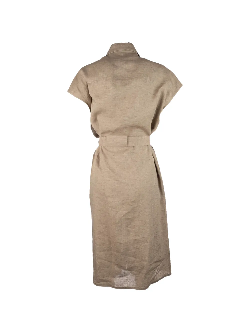 Fabiana Filippi Abiti midi-jurk met ceintuur Beige