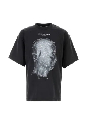 ※定価5万円【Alexander Wang】BigTシャツLsize(mens) Alexander Wang T-Shirt - Shark Shirts