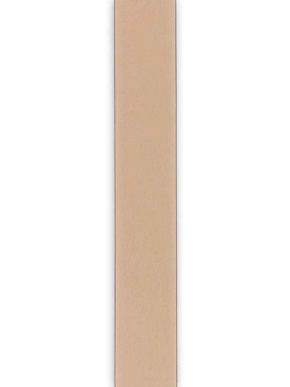 Ferragamo Gancini riem van bewerkt leer Beige
