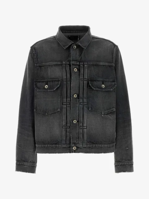 sacai chest-pocket jacket