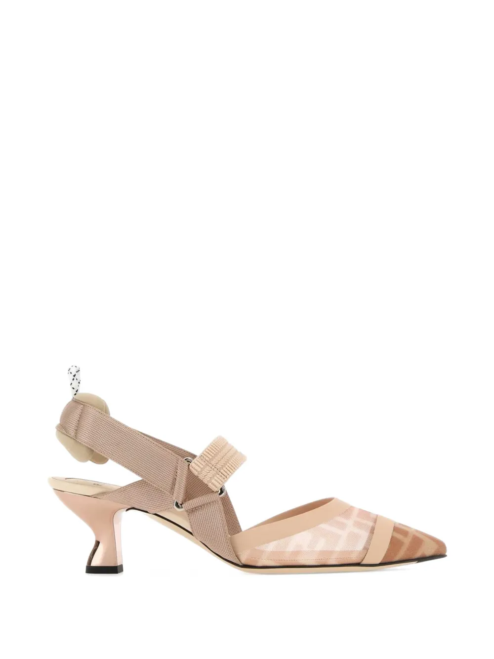 FENDI Colibrì pointed-toe heeled pumps Roze
