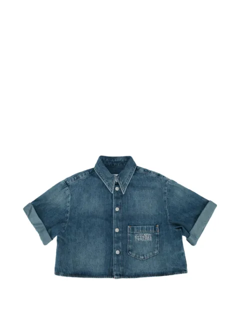 MM6 Maison Margiela Kids camisa de mezclilla