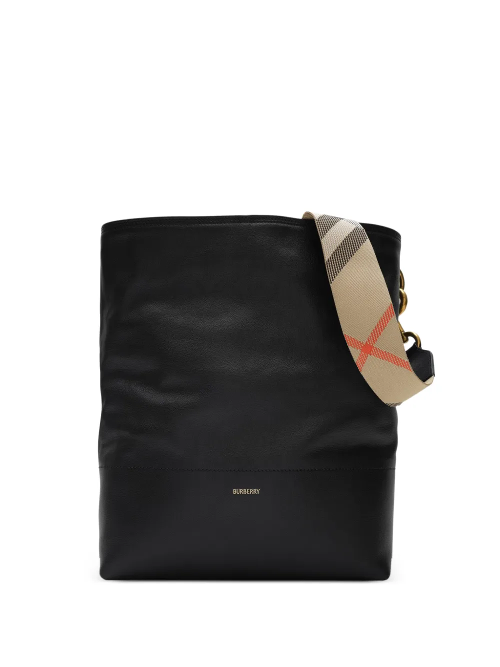 Burberry Borsa a secchiello media B Clip - Nero