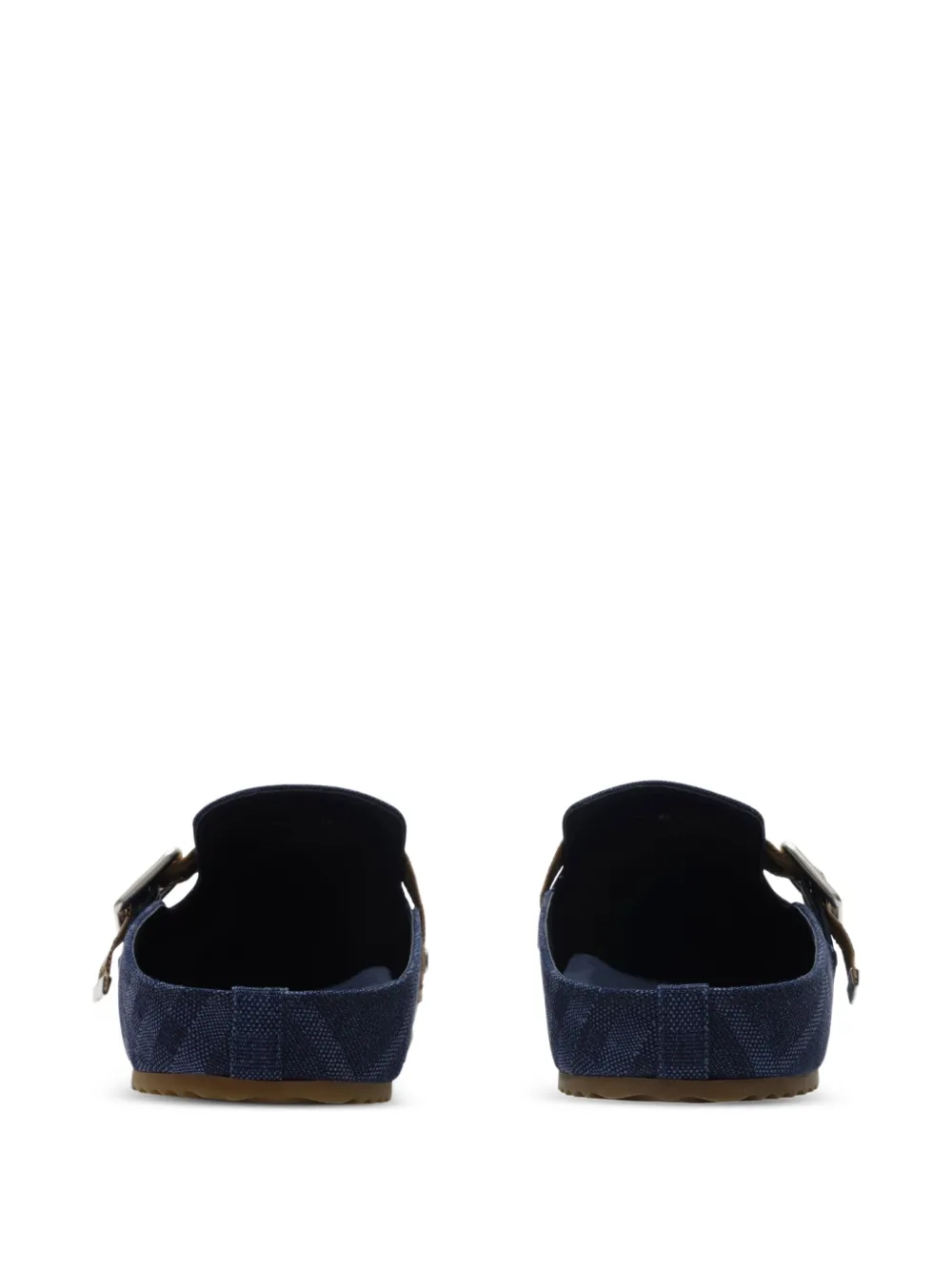 Burberry Urchin denim geruite klompen Blauw