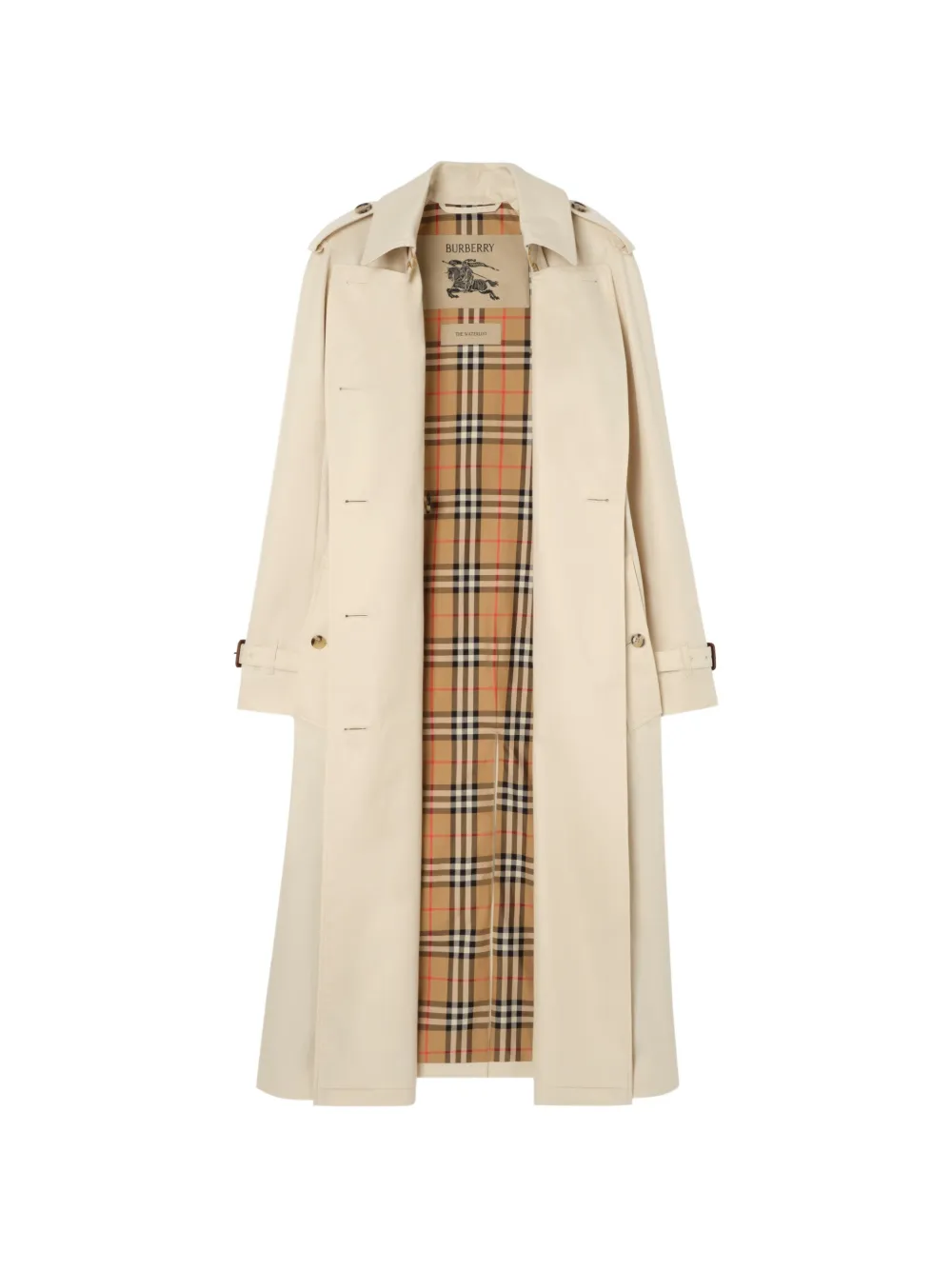 Burberry Waterloo lange gbardine trenchcoat Beige