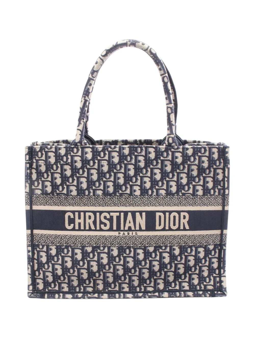 Christian Dior Pre-Owned 2010-2025 Medium Oblique Book tote bag - Blu