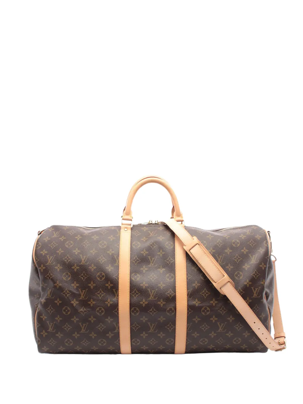 Louis Vuitton Pre-Owned 2005 Monogram Keepall Bandouliere 55 travel bag - Marrone