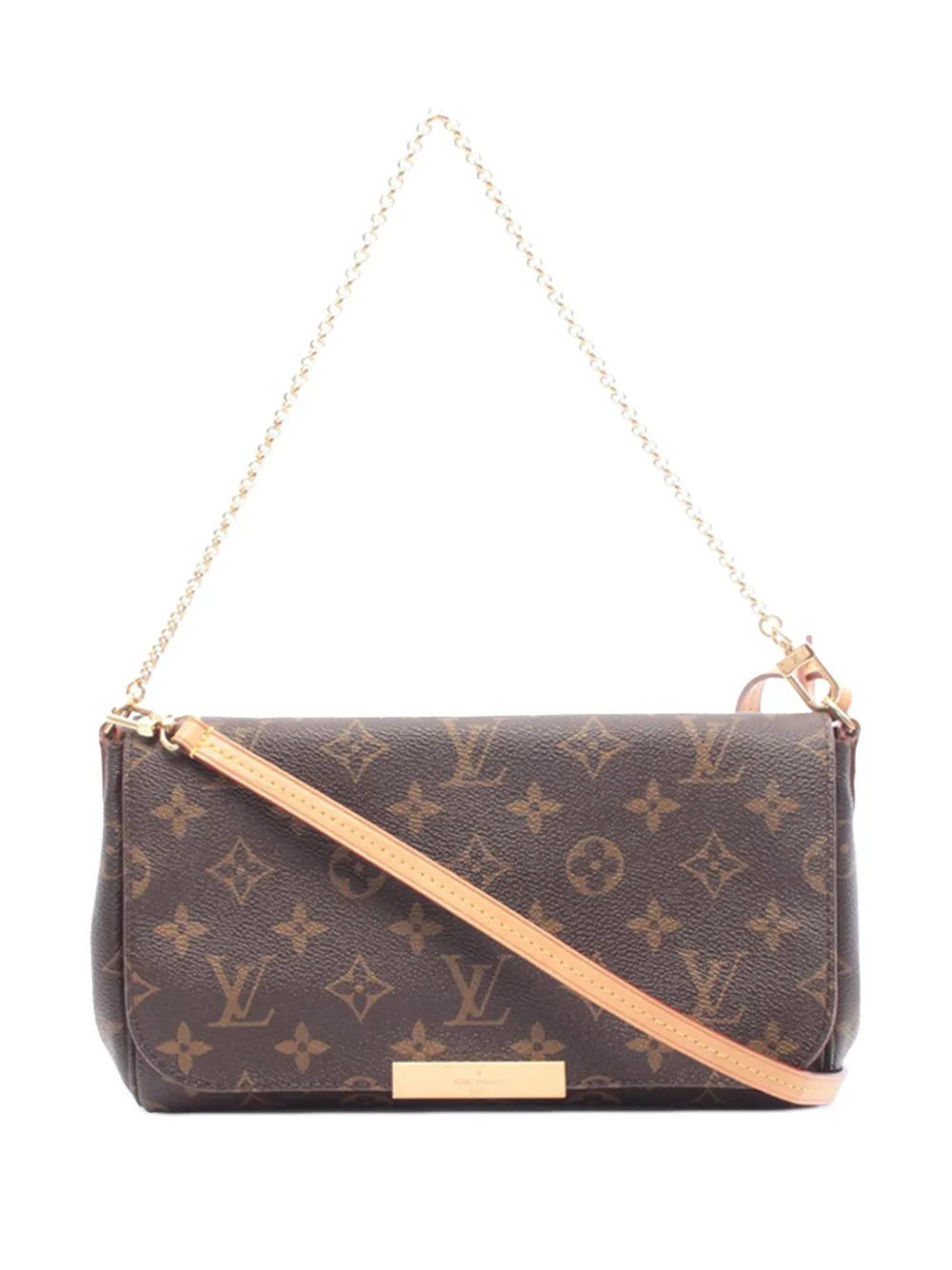 Louis Vuitton Pre-Owned 2015 Monogram Favorite MM satchel - Marrone