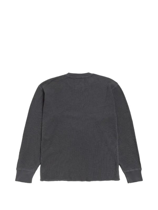 Stüssy Pigment Dyed LS Thermal Sweater | Grey | FARFETCH