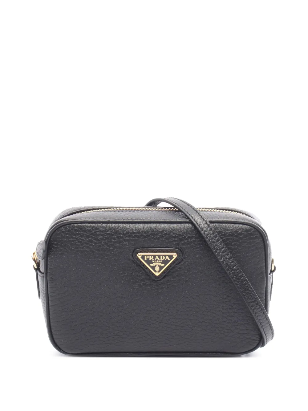 Prada Pre-Owned 2013-2025 Leather Crossbody Bag shoulder bag - Nero